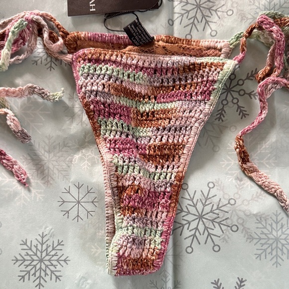 Indah Space Dye Crochet Bikini Bottom - Picture 2 of 8